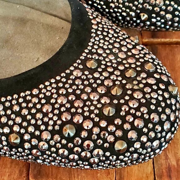 Stuart Weitzman Cia Nubeads Studded Ballet Flats - Picture 3 of 6